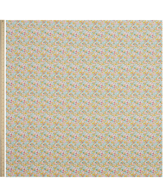 BLUE Poppy Forest 100% Tana Cotton Lawn by Liberty of London Fabrics