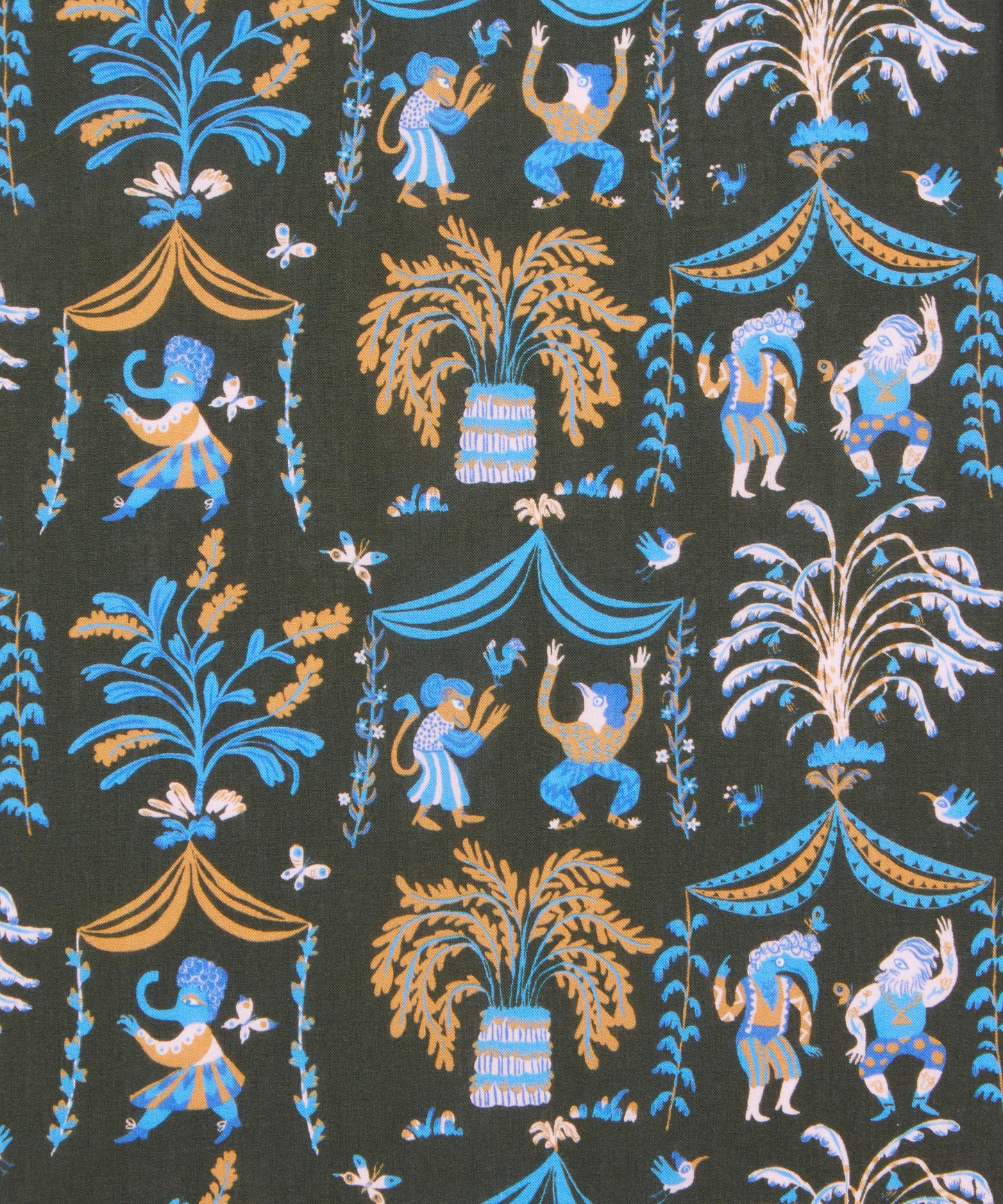 BLACK A Celebration 100% Tana Cotton Lawn by Liberty of London Fabrics