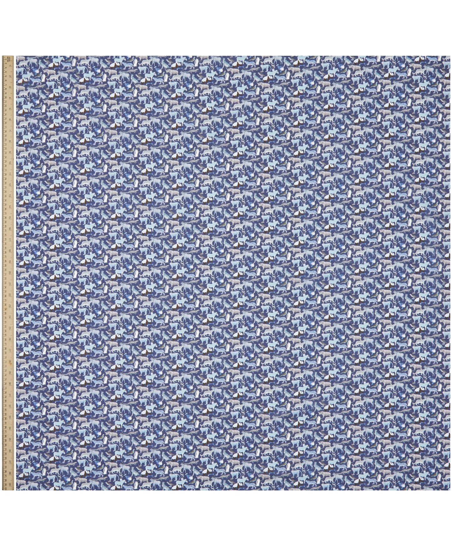 NAVY Quey 2 100% Tana Cotton Lawn by Liberty of London Fabrics