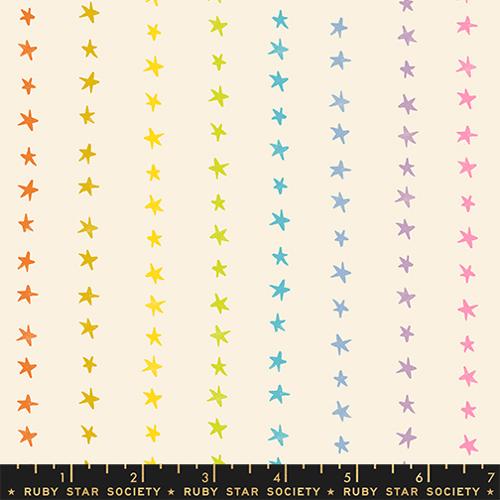 *Preorder* MULTI ON NATURAL Starry Stripe, Daisy Days by Alexia Abegg for Ruby Star Society