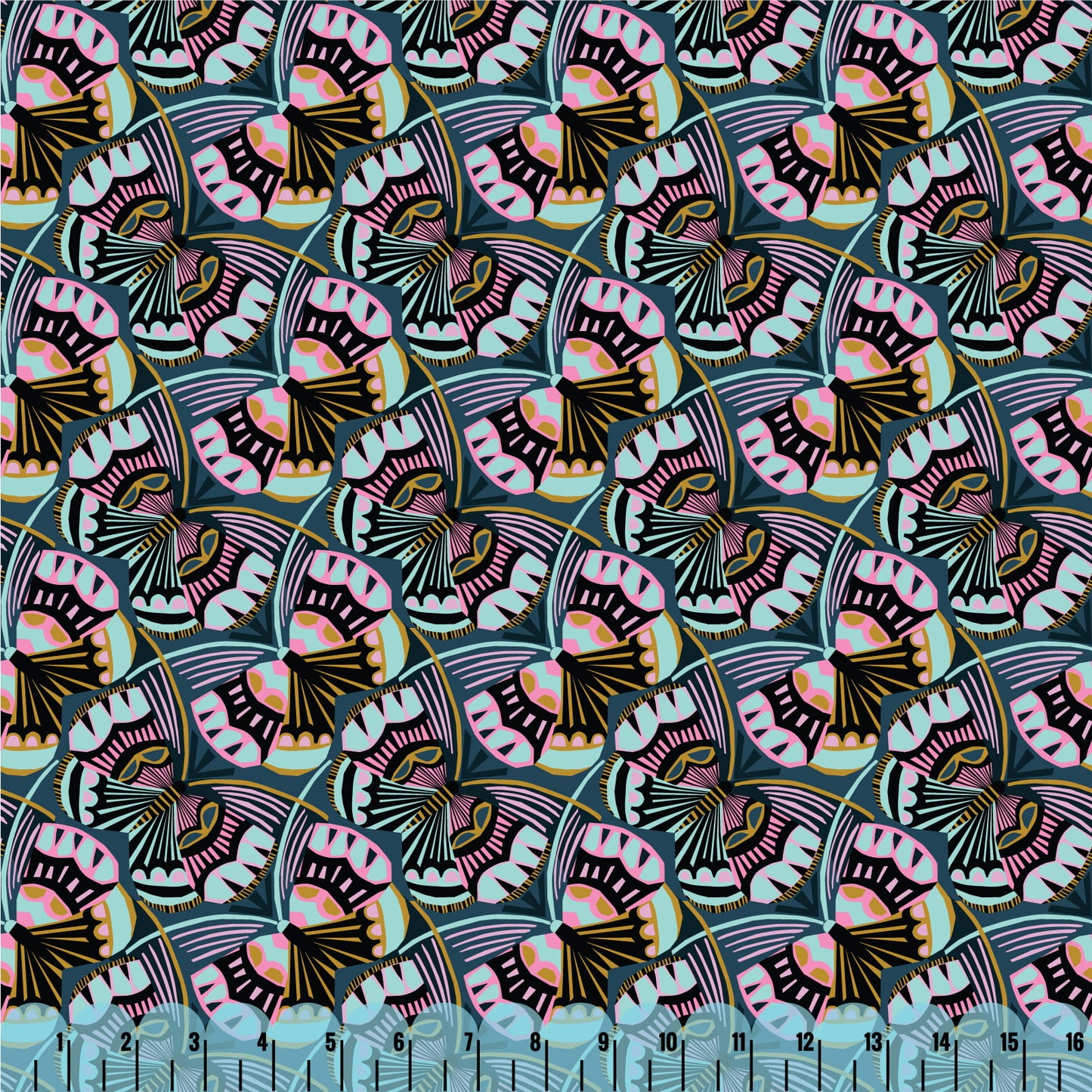 In A Flutter Combed Cotton/Rayon Blend, Nightfall by Pip & Lo from Cloud 9 Fabrics