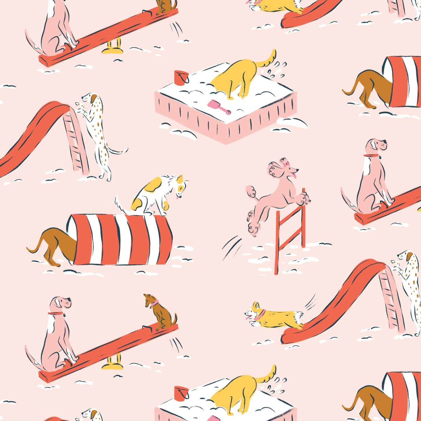 PLAYGROUND PUPS From Teacher's Pet by Krissy Mast, Cloud9 Organic Cotton