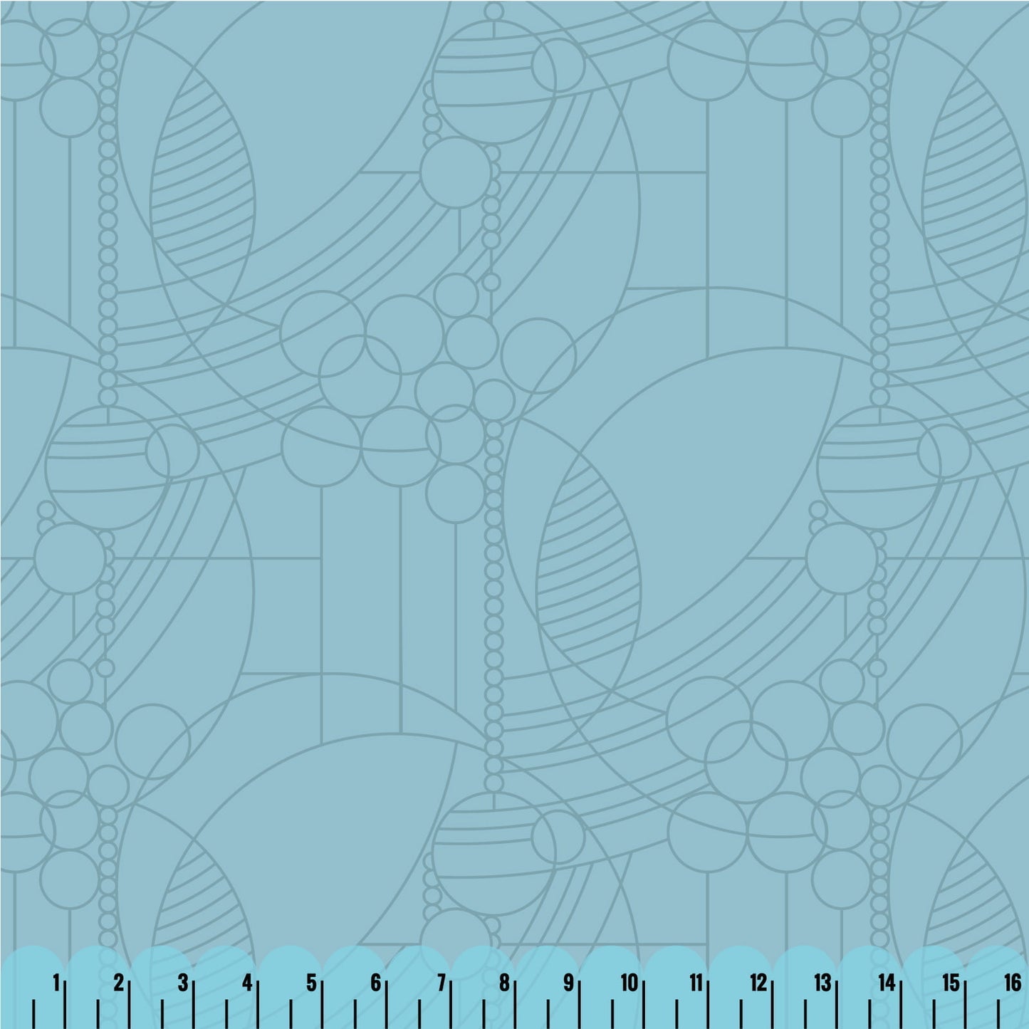WATER March Balloons 108″ Wideback By Frank Lloyd Wright, Cloud9 Organic Cotton