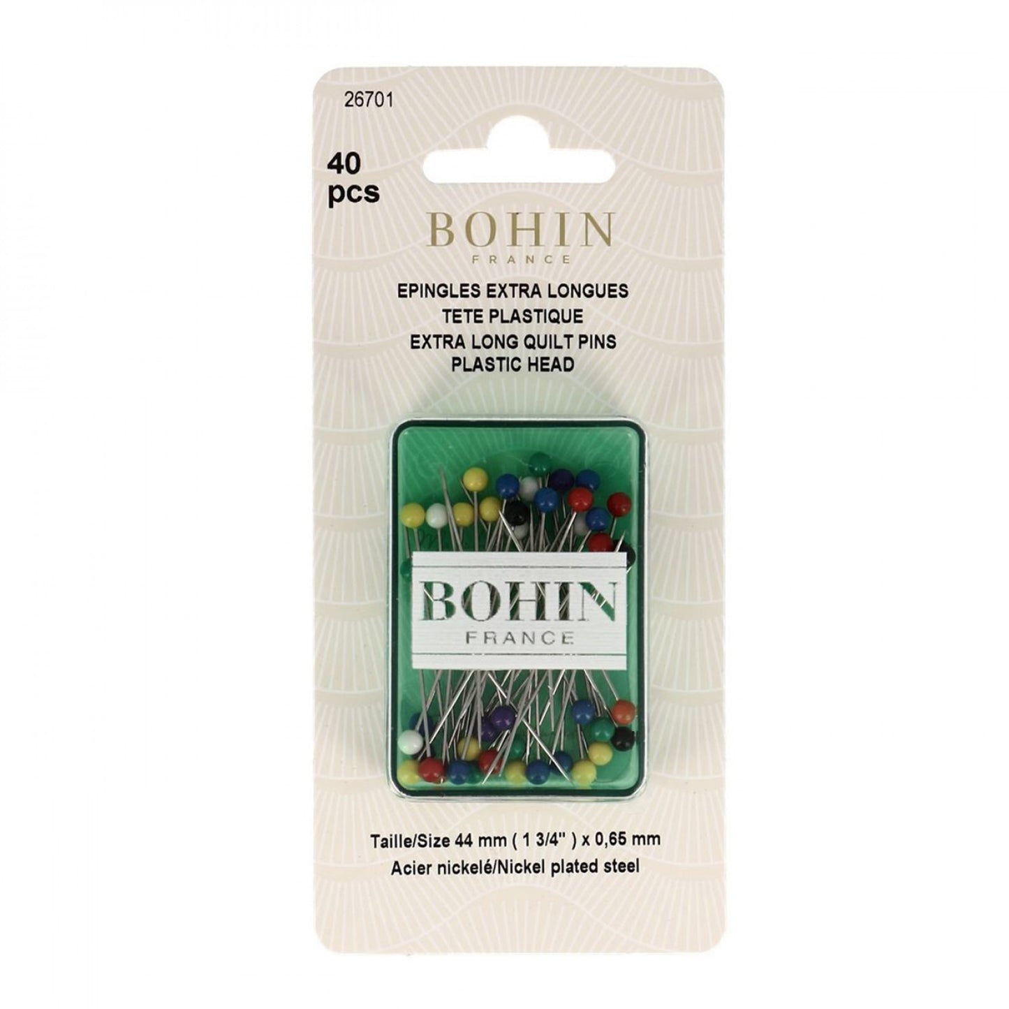 Quilting Extra Long Pin Size 28 - 1 3/4in 40ct from Bohin