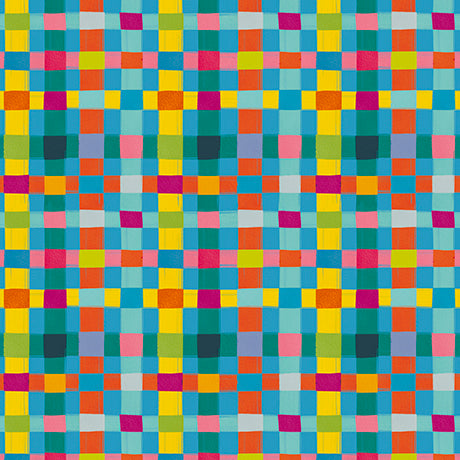 BLUE Check, Mingle by Quilting Treasures
