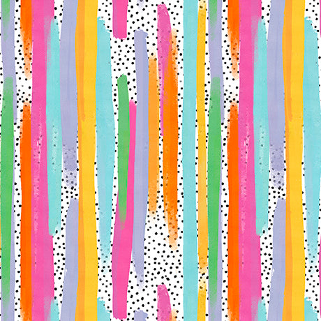 WHITE Brush Strokes, Mingle by Quilting Treasures