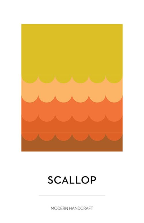 Scallop Quilt Pattern by Modern Handcraft