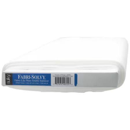 Sulky Sticky Fabri-Solvy Washaway Stabilizer White by the quarter yard