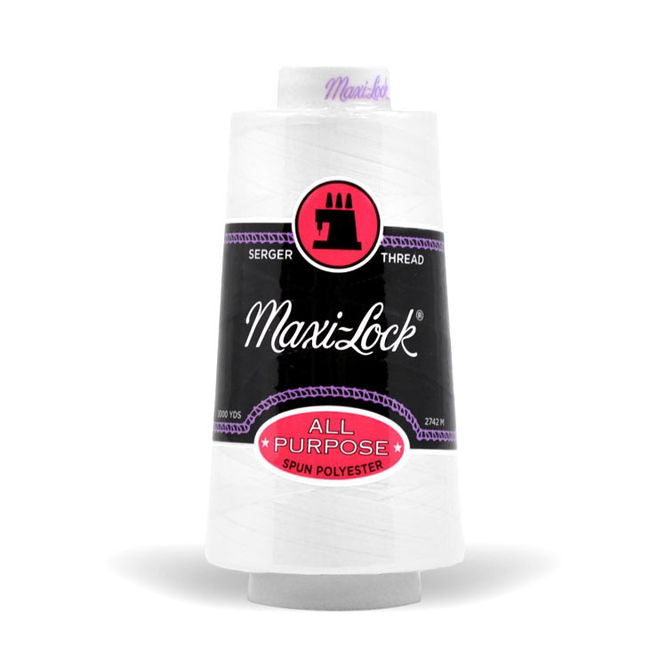 Maxi-Lock Polyester Serger Thread 50wt 3000yds