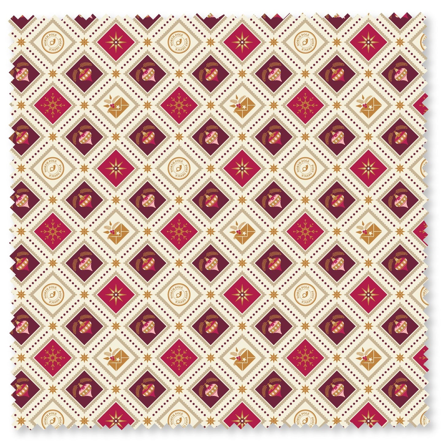 ORNAMENTS- Winter Whispers by Dots and Glory for Felicity Fabrics