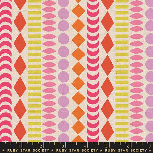 PINK 16" Beads, Jolie Toweling by Alexia Abegg, Ruby Star Society (16" wide)