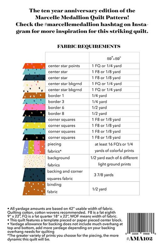 Marcelle Medallion Quilt Pattern from Alexia Marcelle Abegg of Ruby Star Society