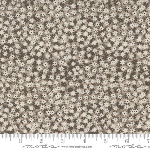 SILVER Floral Phase Small Floral, Bee Garden by Gingiber, Moda Fabrics