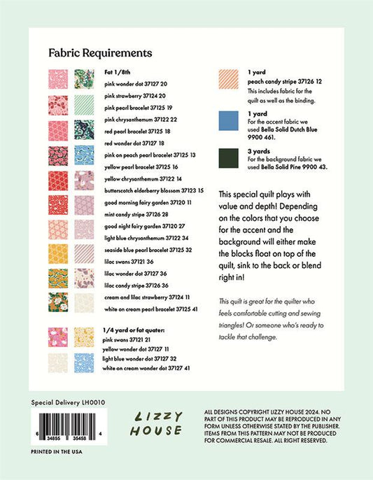 Special Delivery Quilt Pattern by Lizzy House