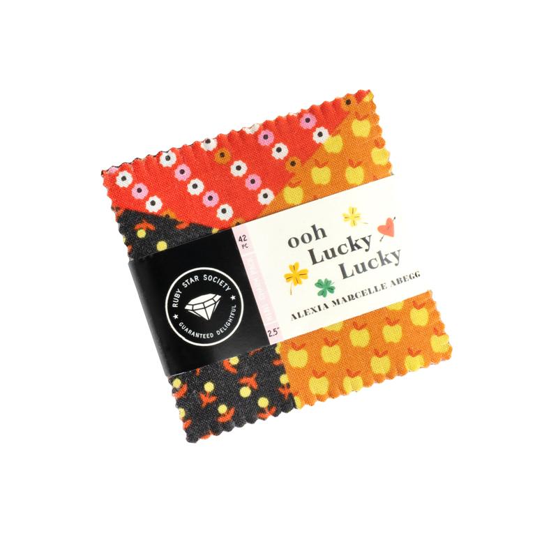 2.5" Mini Charm Pack Ooh Lucky Lucky by Alexia Abegg for Ruby Star Society