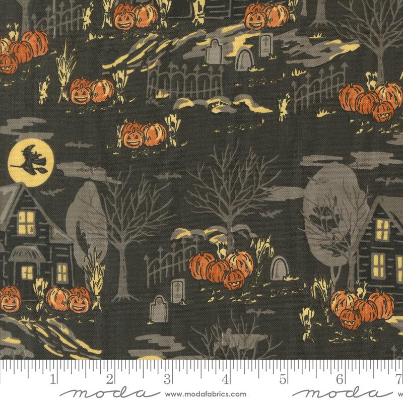 CHARCOAL Haunted Forest Halloween from Home Sweet Haunt by Stacy Iest Hsu