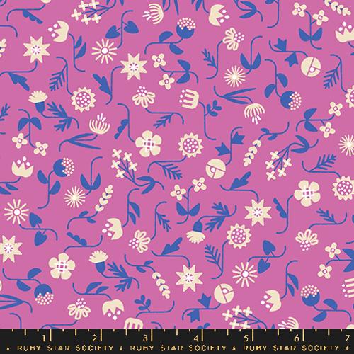 HELIOTROPE Modern Flowers, Salutations by Rashida Coleman Hale for Ruby Star Society