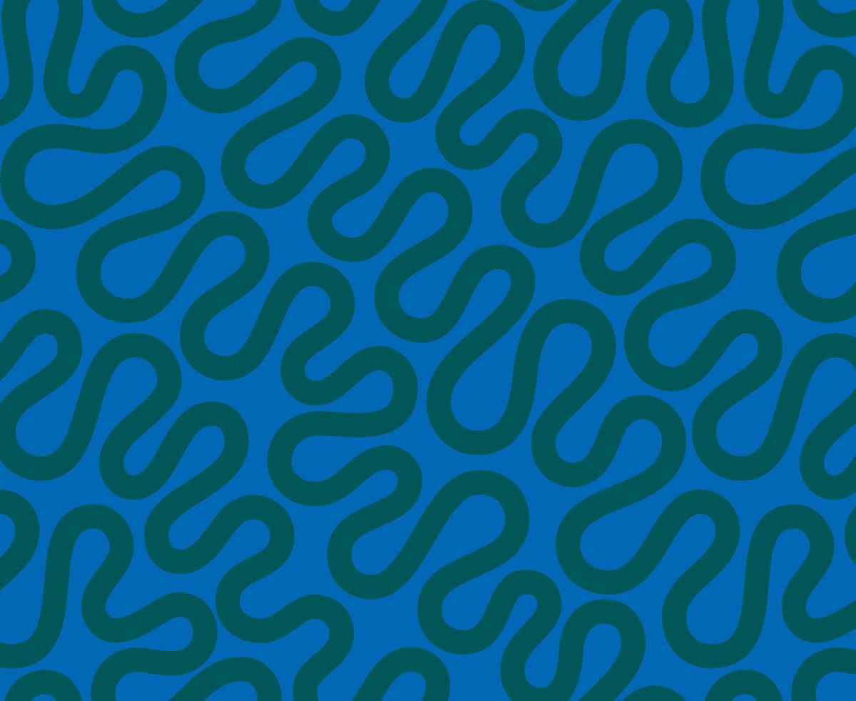 COOL BLUE Unspooled Geometrics Swirls Meander, Groove by Emily Van Hoff, Moda Fabrics