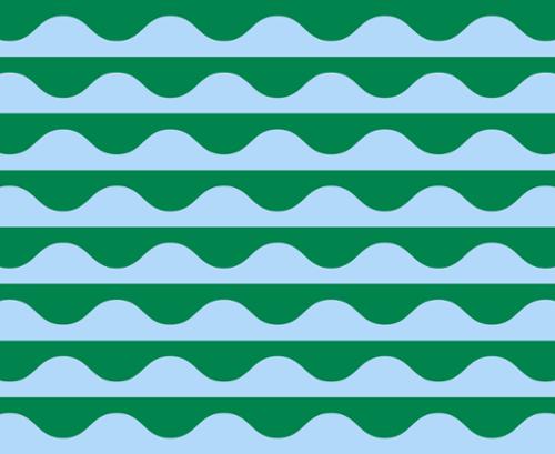 HORIZON Wavy Geometrics Stripe, Groove by Emily Van Hoff, Moda Fabrics