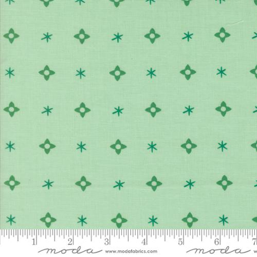 MINT Christmas Star Blenders from Tiny Christmas by Lizzy House, Moda Fabrics