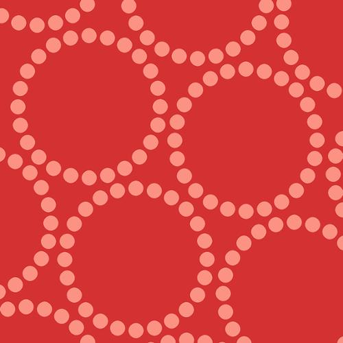 RED New Pearl Bracelet 108" Wideback, Tiny Christmas by Lizzy House, Moda Fabrics