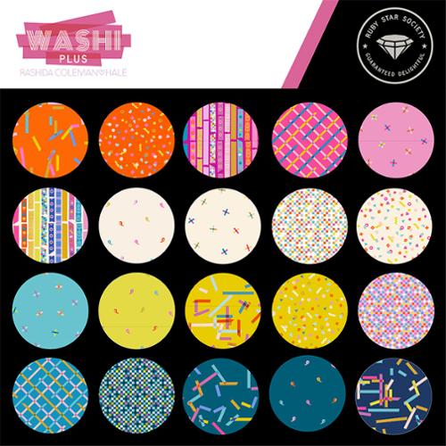 2.5" Mini Charm Pack of Washi Plus by Rashida Coleman Hale for Ruby Star Society
