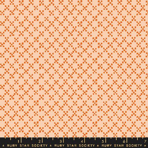 CREAMSICLE Ditsy Tiles From Geometry a Collaborative Collection for Ruby Star Society