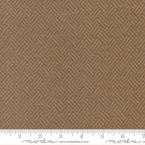 TEAK Basket Weave 108" Wideback, Prairie Gatherings Flannels by Primitive Gatherings, Moda Fabrics