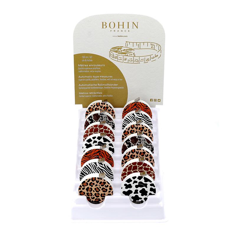Retractable Tape Measure Savage Animal Print by Bohin
