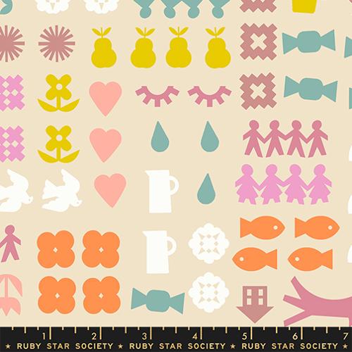 *Preorder* PARCHMENT Together, Paper Cuts 2 by Rashida Coleman Hale for Ruby Star Society