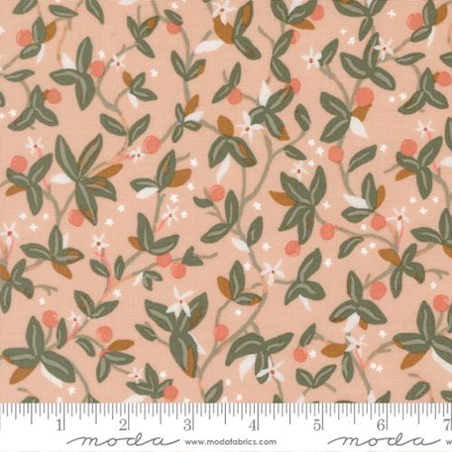 WHIPPED CREAM Citron Vines, Peachy by Jessica Rose for Moda Fabrics