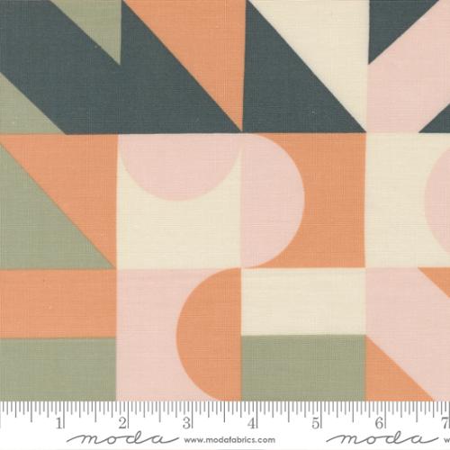 *Preorder* EGGSHELL Pixelated Peaches from Peachy by Jessica Rose for Moda Fabrics