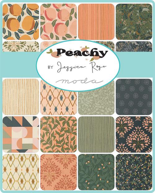 20 Fat Quarter Bundle of Peachy by Jessica Rose for Moda Fabrics