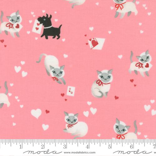 *Preorder* BALLERINA Kitty, Funny Valentine by Lizzy House for Moda Fabrics