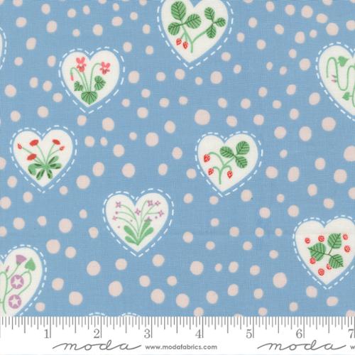 *Preorder* SKY Heart Florals, Funny Valentine by Lizzy House for Moda Fabrics