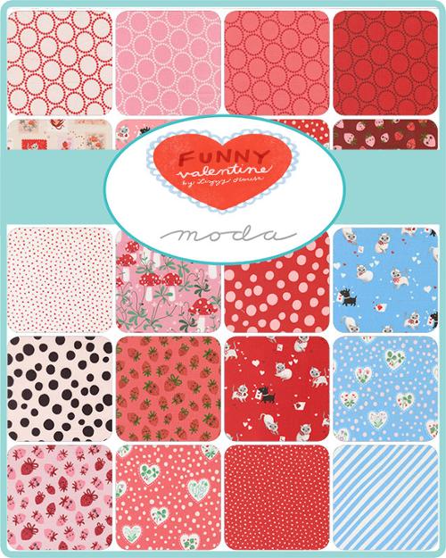 10" Layer Cake of Funny Valentine by Lizzy House for Moda Fabrics