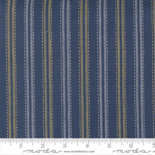 PINSTRIPE Nautical Blue, Summer Solstice by Moda Fabrics
