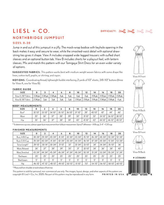 Northbridge Jumpsuit from Liesl + Co