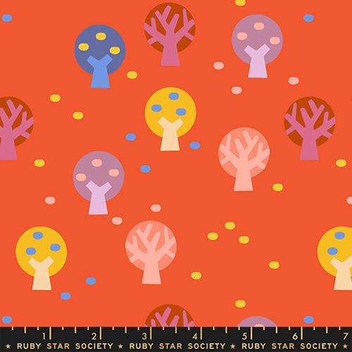 *Preorder* WARM RED The Grove, Persimmon by Rashida Coleman Hale for Ruby Star Society