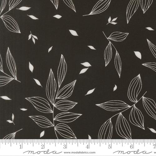 *Preorder* BLACK AS NIGHT Falling Leaves, True to Hue by Alli K for Moda Fabrics