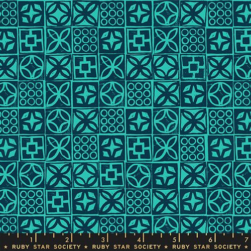 PEACOCK Architectural Blocks, Poolside Too, Collaborative Collection for Ruby Star Society