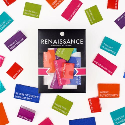 Woven Label Pack "Oh Shoot" from Renaissance Ribbons