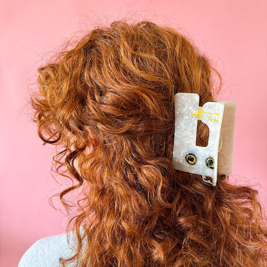 Sewing Machine Hair Claw Clip from Sarah Hearts