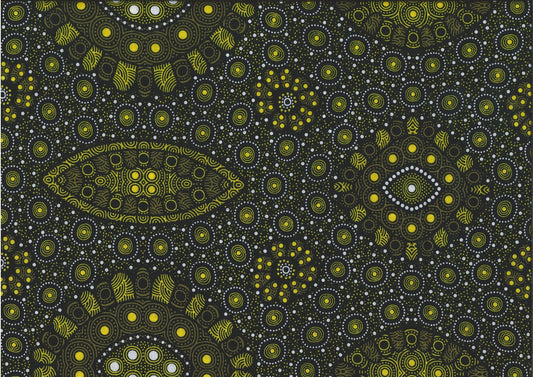 LEMON Alura Seed Dreaming 2, Designed by Karen Bird, M&S Textiles Australia