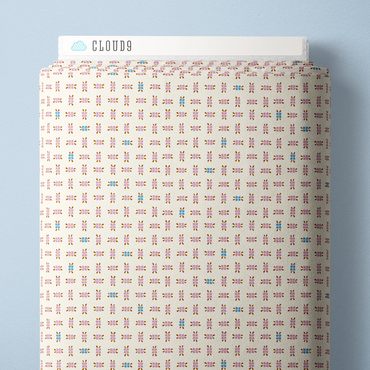 PINK Floral Weave - Blossom & Dot by Kimberly Morgan for Cloud9 Organic Cotton