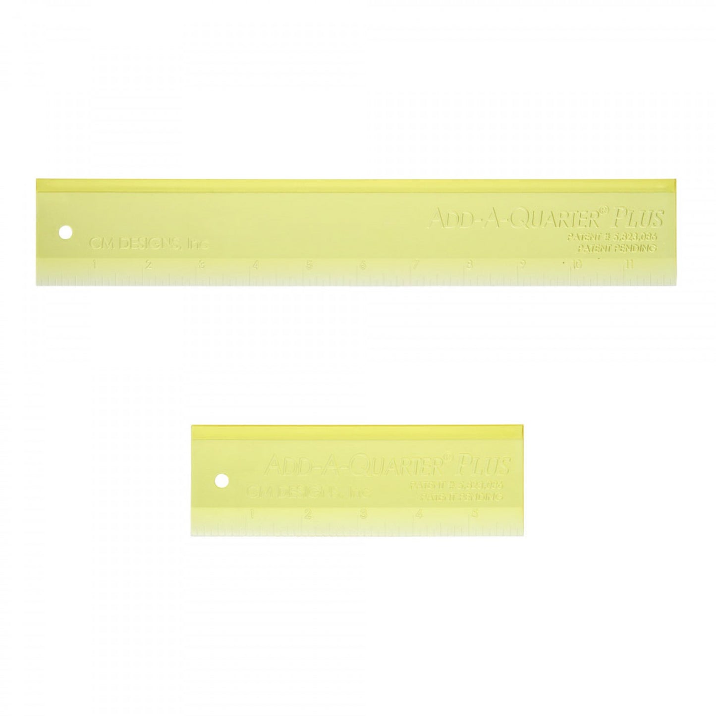 Add-A-Quarter Plus 6" & 12" Ruler Set from CM Design