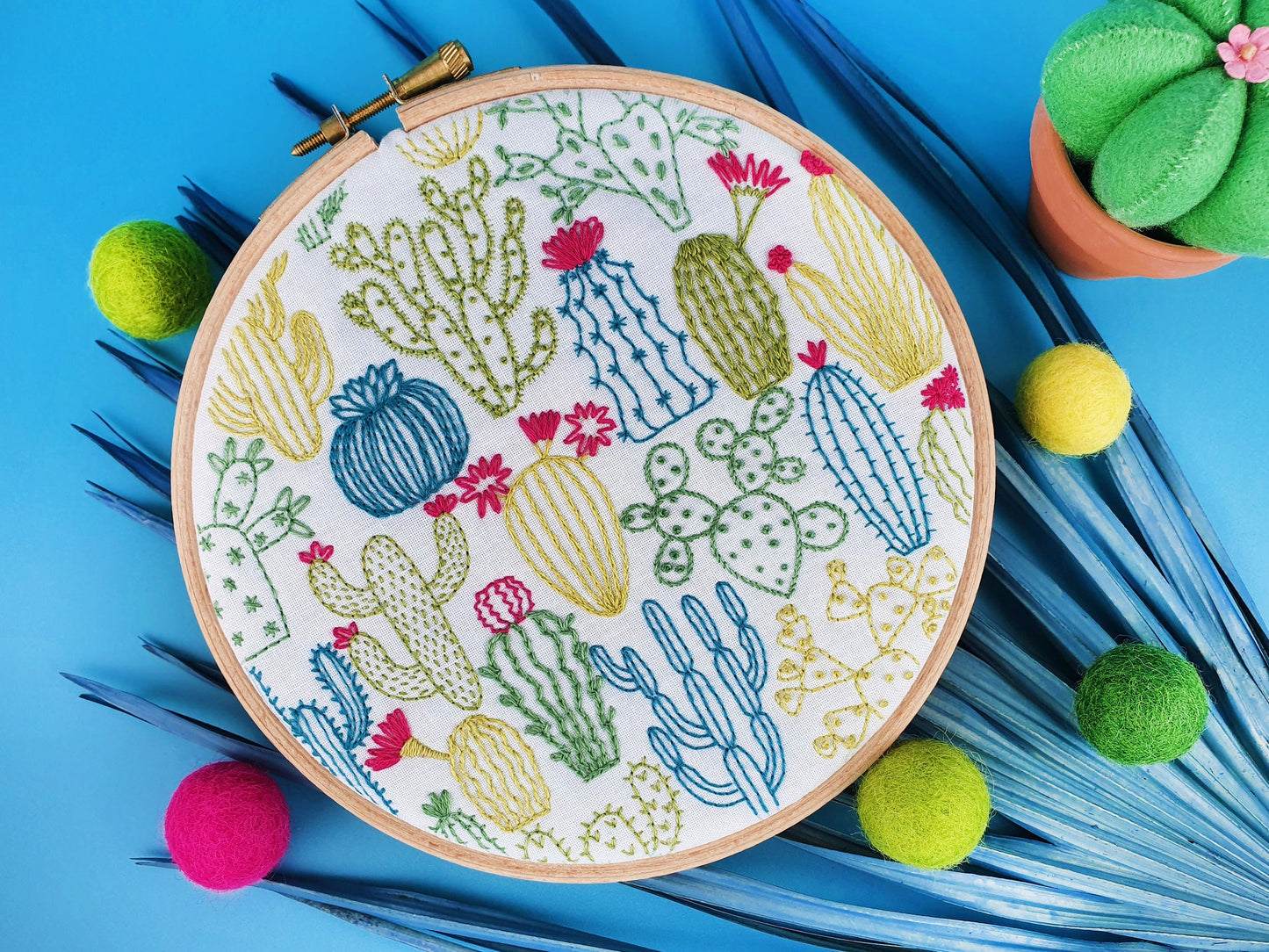 Cactus Embroidery Kit by Oh Sew Bootiful