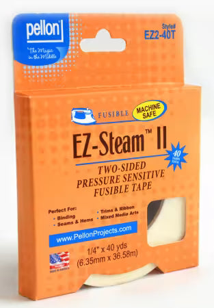 Pellon EZ Steam Two Sided Fusible Tape 1/4" by 40 yards