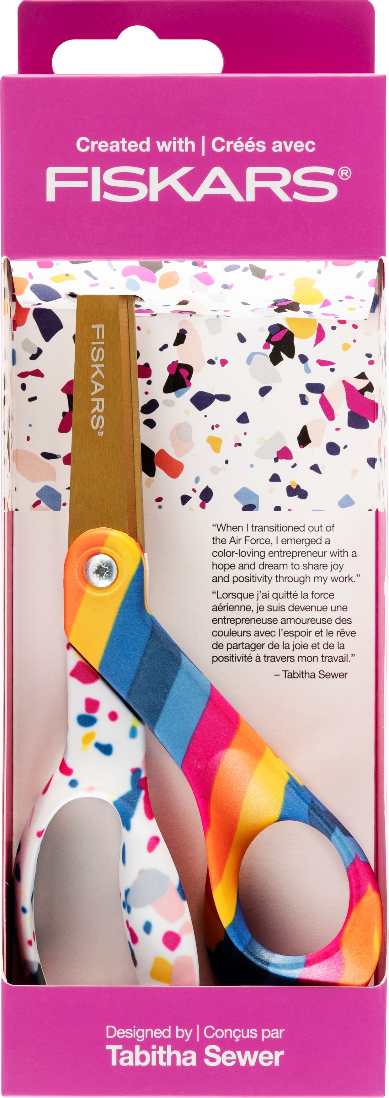 Fiskars 8 inch Sew Bold Scissors by Tabitha Sewer