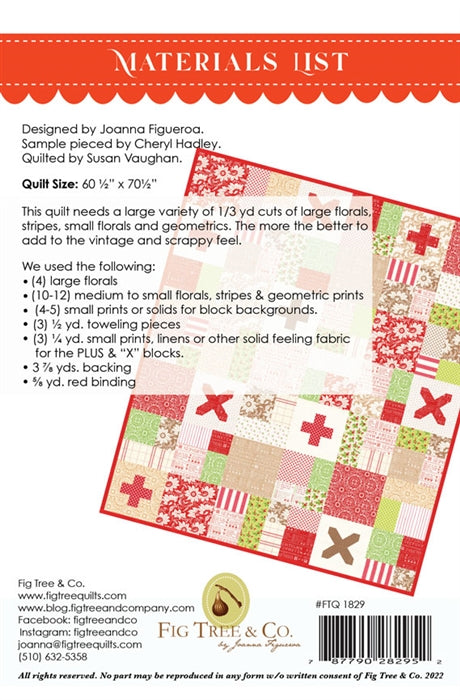 Vintage Scrapworks Quilt Pattern from Fig Tree Quilts